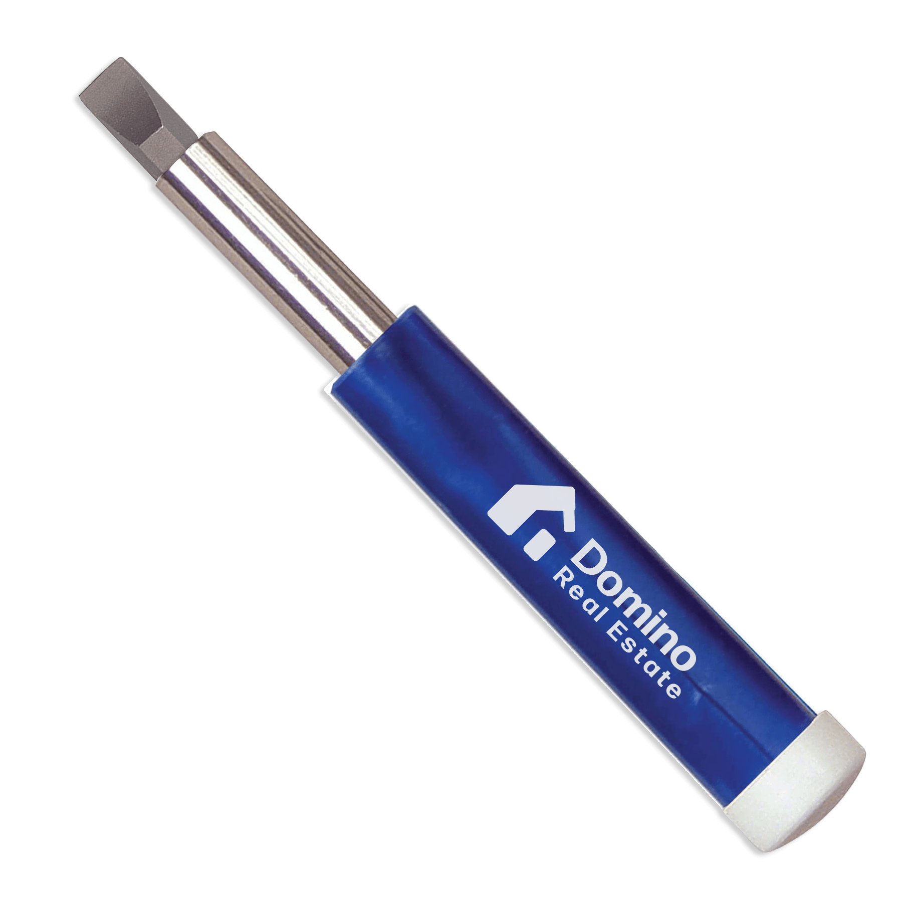 Metallic Blue Imprinted